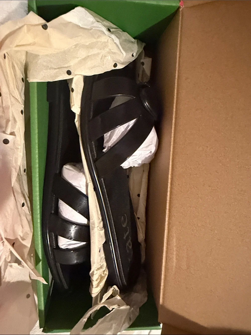 kate spade worn sandal toe